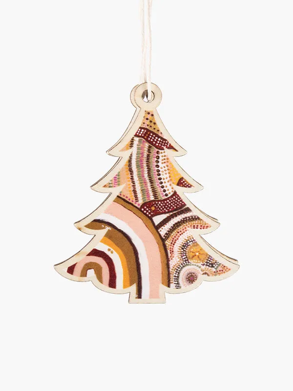 Aboriginal Christmas Tree Decoration Journeys In The Sun