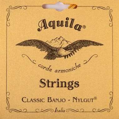 Banjo Strings – Aquila Classic 5 String Banjo – Medium Tension – DBGDG – All Nylgut – 5B