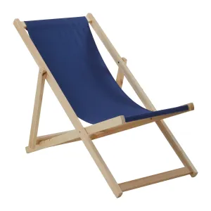 Beauport Navy Deck Chair