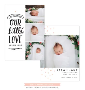 Birth Announcement | Our little love