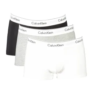 Calvin Klein Gray Cotton Men Trunk