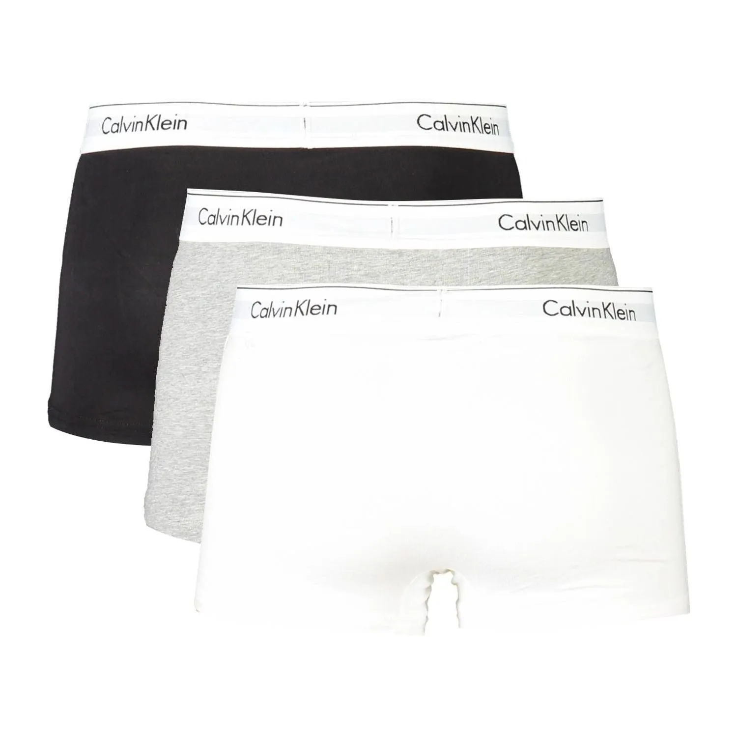 Calvin Klein Gray Cotton Men Trunk