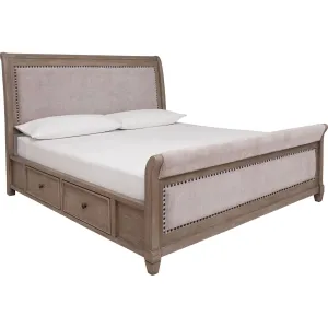 Challene - EXCLUSIVE Queen Storage Bed