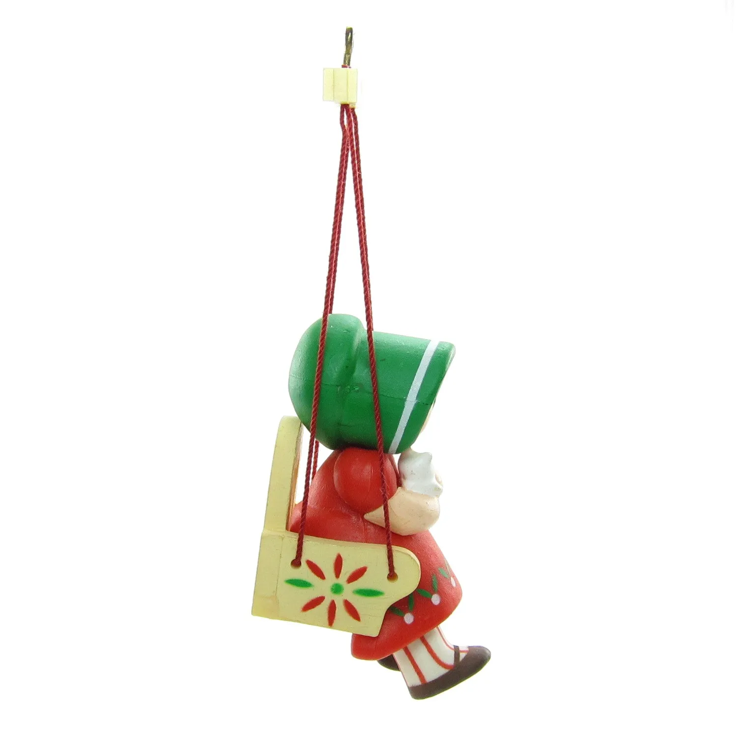 Christmas is for Children Hallmark Ornament Girl Sitting in Swing