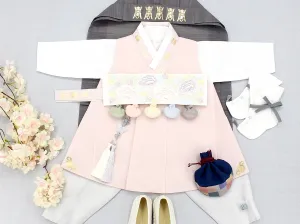 Classy Prince Baby Boy Hanbok in Light Pink