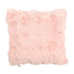 Faux Fur Scatter - Pink