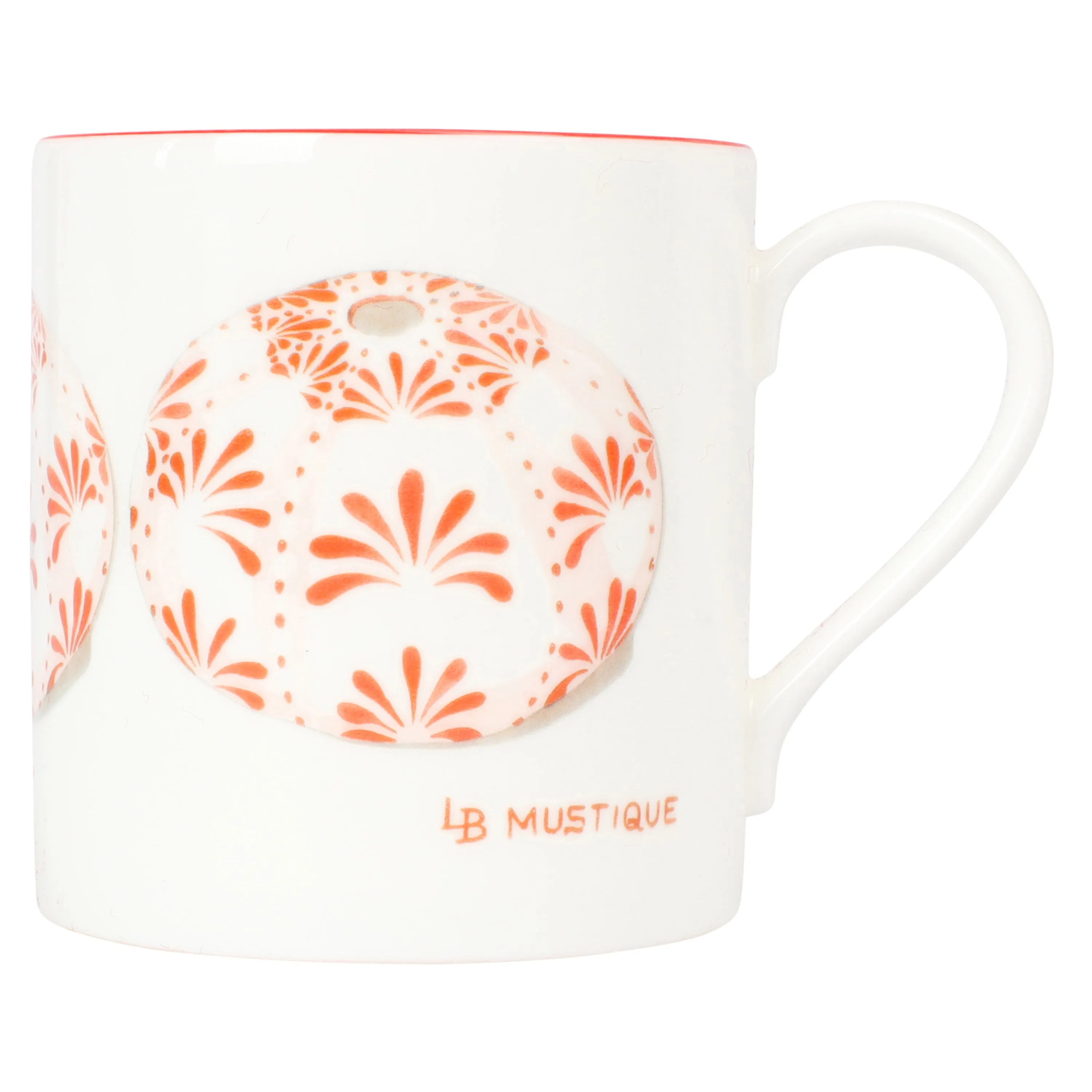 Fine Bone China Mug : URCHIN - RED