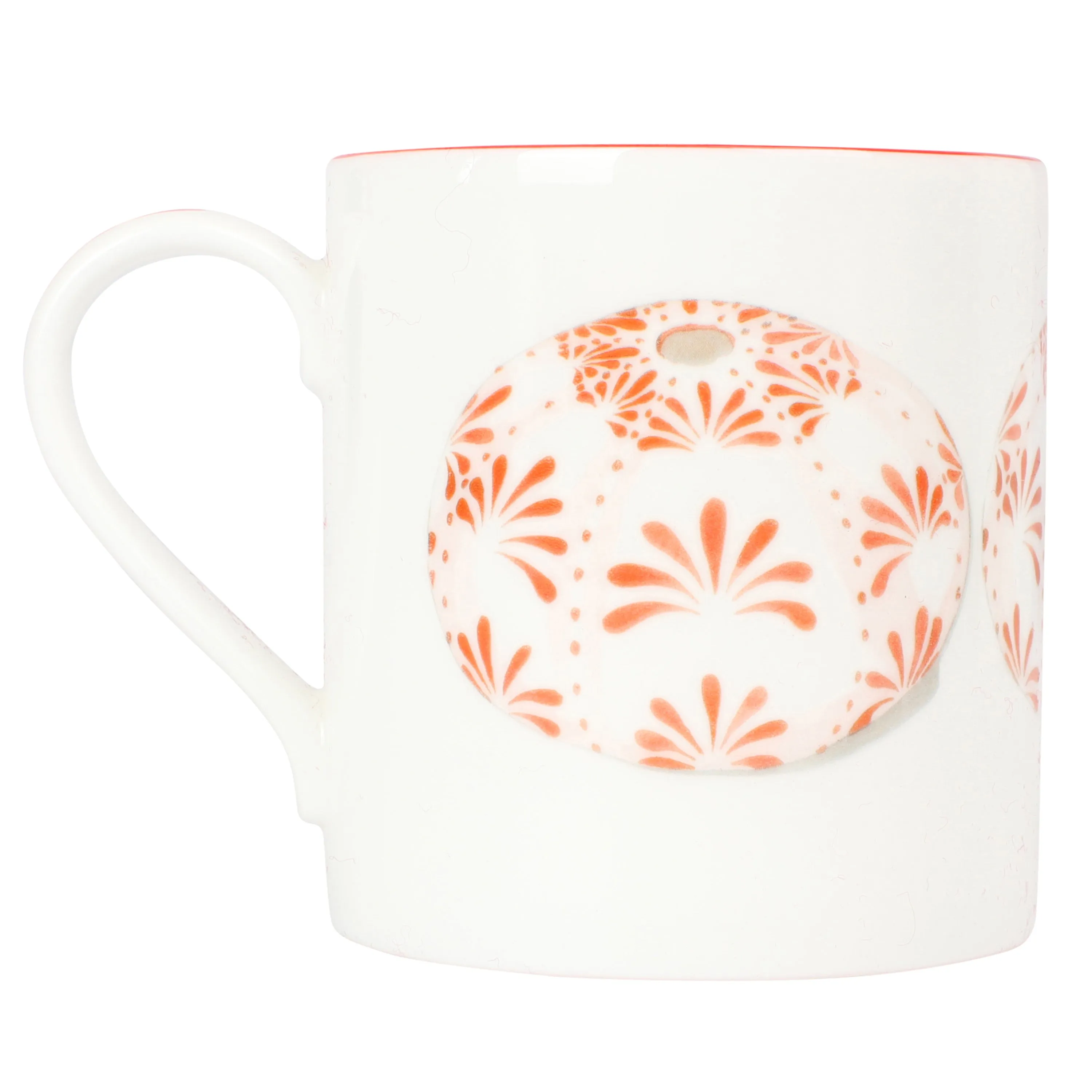 Fine Bone China Mug : URCHIN - RED