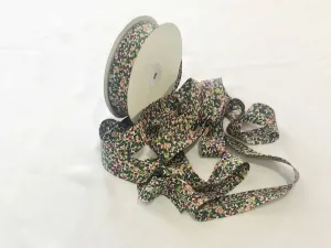 Floral Print Bias Binding Cotton Tape - FULL REEL