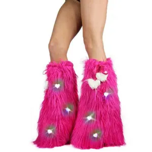 Hot Pink LED Fluffies