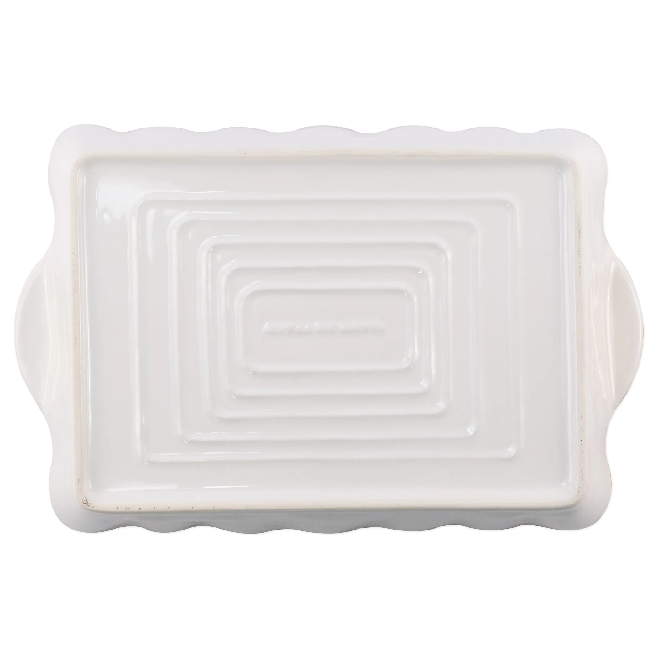 Italian Bakers Large Rectangular Baker - White