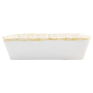 Italian Bakers Large Rectangular Baker - White