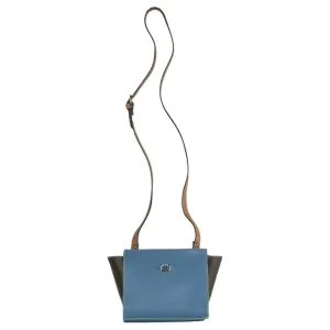 La Martina La Boca Chic Blue Leather Crossbody