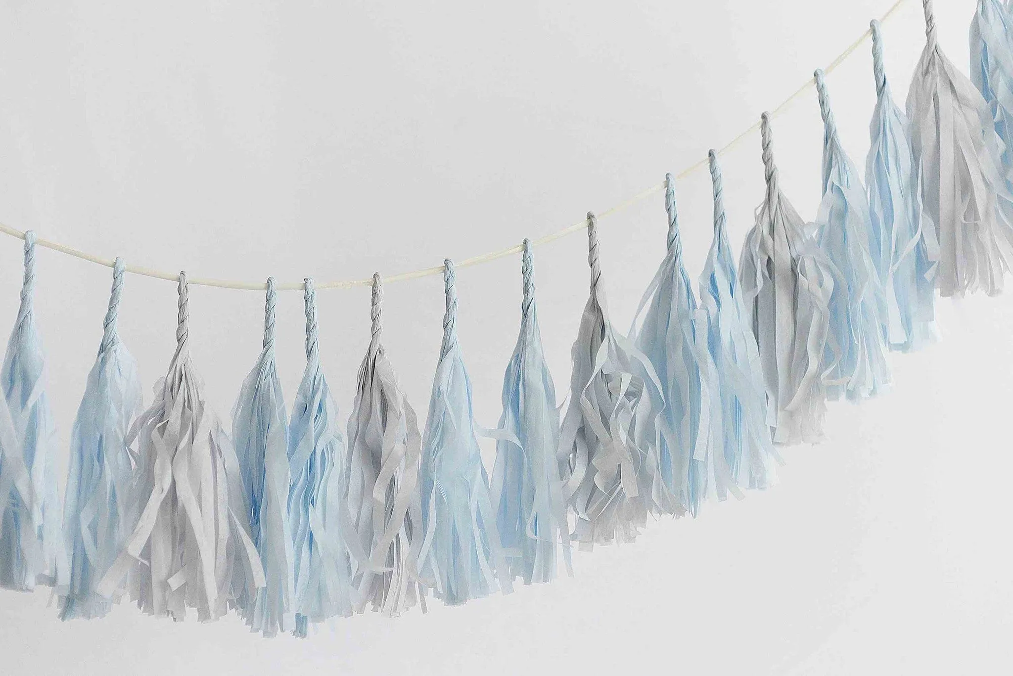 Soft winter tones tassel garland - various lengths