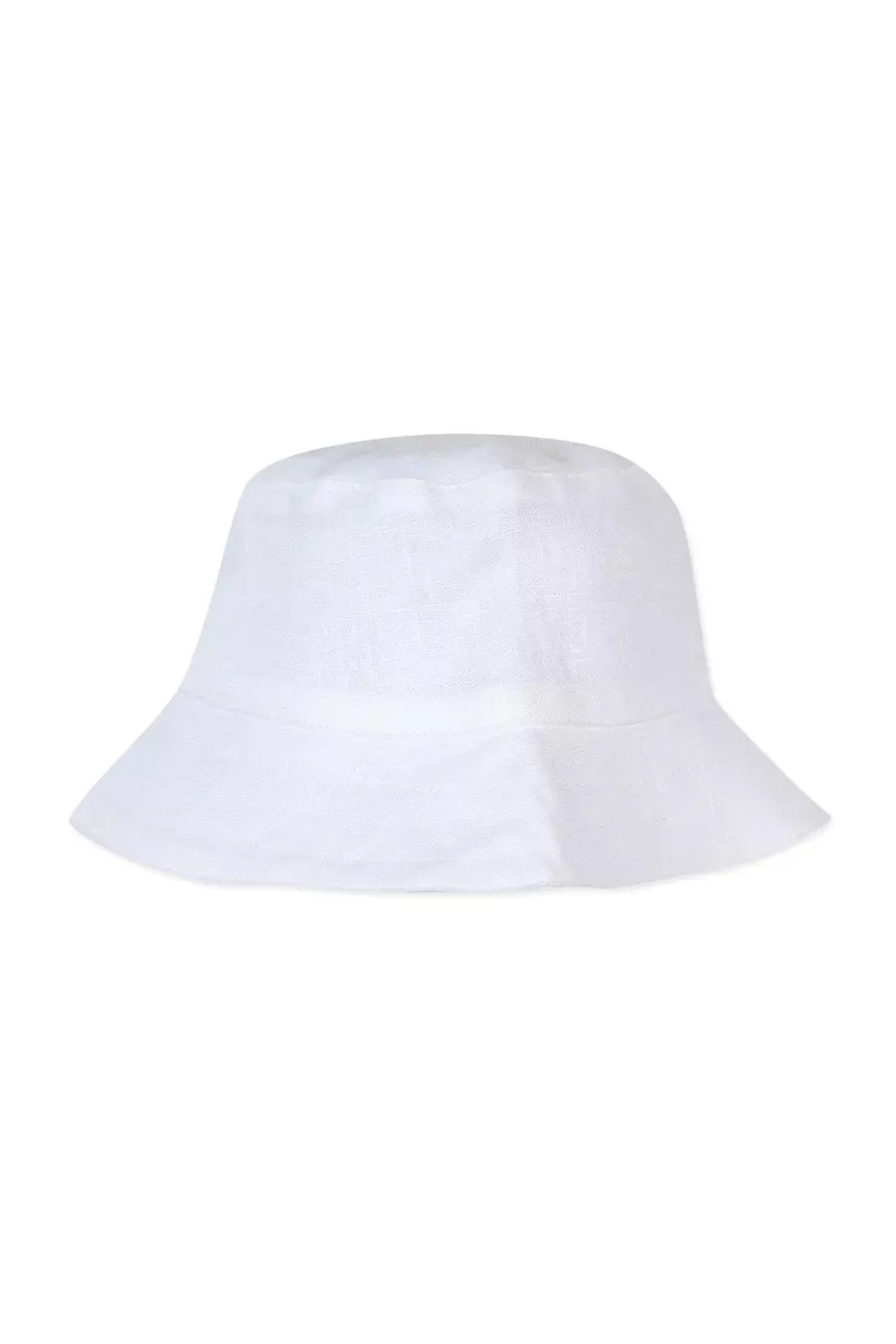 TAR White Linen Baby Hat