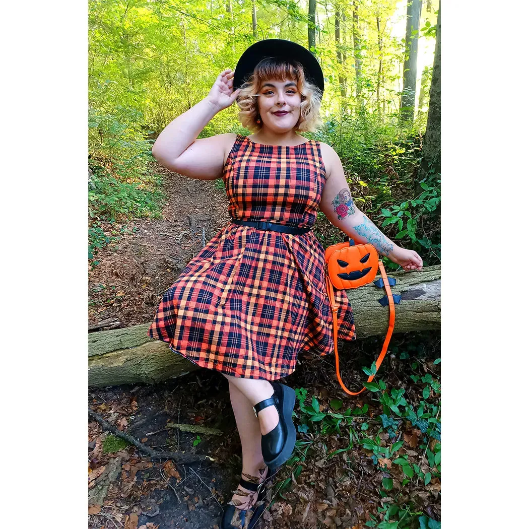 Tea Dress - Halloween Tartan